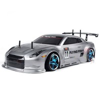 Voiture de drift télécommandée 1:10 Unlimited HSP 94123, voiture de course RC électrique sans balais, matériau PVC, haute vitesse