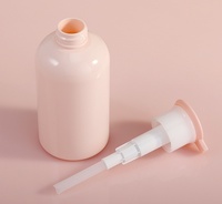 Vente en gros de bouteilles en plastique PET macaron 300ml colorées rose jaune vert conteneur de lotion vide pour bouteille de shampooing liquide savon