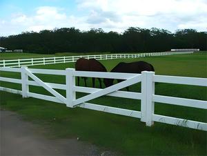 PVC recinzione agricola per bovini pecore cavalli realizzati in legno trattato a pressione eco-friendly - Product Image 3