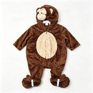 Mono personalizado de mono, pijama de mono, kigurumi de mono, disfraz de mono de peluche - Product Image 4