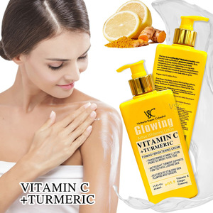 Zerdeçal parlatıcı krem sıkılaştırıcı karanlık noktalar kaldırma düzeltici cilt bakımı parlayan vücut losyonu aktif beyazlatıcı losyon C vitamini - Product Image 3