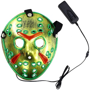 Décoration <span class=keywords><strong>de</strong></span> noël Vendredi 13th <span class=keywords><strong>jason</strong></span> voorhees <span class=keywords><strong>masque</strong></span> DJ allument partie rougeoyante el fil <span class=keywords><strong>masque</strong></span> - Product Image 2