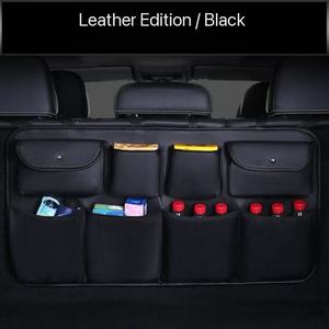 Organisateur de <span class=keywords><strong>voiture</strong></span> Portable Modules de stockage détachables <span class=keywords><strong>coffre</strong></span> siège arrière organisateur suspendu cuir <span class=keywords><strong>plastique</strong></span> maille Polyester <span class=keywords><strong>Protection</strong></span> - Product Image 6