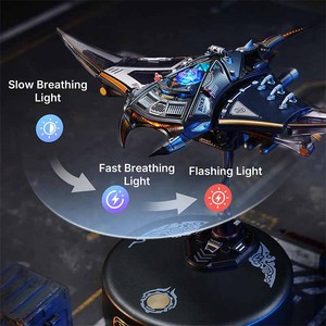 Juguete de Ensamblaje <span class=keywords><strong>Robotime</strong></span> <span class=keywords><strong>Rokr</strong></span>, Regalos Hechos a Mano, Kit de Modelo de Manta Raya MI06, Rompecabezas 3D de Plástico - Product Image 5