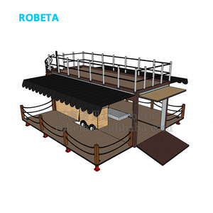 Rue Mobile Remorque Avec Rôtissoire À Poulet Avec Lampe Raster Avec 3 Éviers D'eau Navire Avec La Norme AMÉRICAINE - Product Image 6