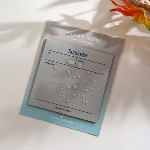 Bloc de notas de papelería para estudiantes, creativo, transparente, personalizado, índice, notas adhesivas - Product Image 4