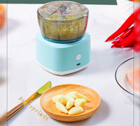 Vente chaude Hachoir alimentaire portable et USB pour gingembre, ail, légumes, mini mixeur électrique, machine pour compléments alimentaires pour bébés
