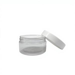 กระปุกพลาสติก PET สีดำขนาด 250 มล. พร้อมฝาอลูมิเนียมสำหรับครีมบำรุงรอบดวงตาและมาส์กหน้า - Product Image 1