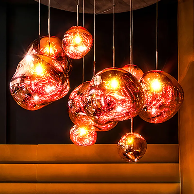 Nordic Lava светодиодные подвесные светильники, современное освещение из ПВХ, освещение для гостиной, домашние светильники, лофт, кухня, подвесные светильники, светильники