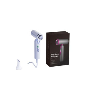 High Speed Hair Dryer With Negative Ion And Three Speed Settings Foldable Portable Travel Hair Dryer Azure Color - Product Image 1