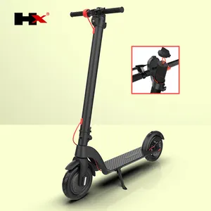 Lightweight Foldable Manual Electric Scooter Folding KickScooter E-ScooterためAdults 350W/36V電動バイクスクーター