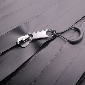 3 #5 #8 #10 # không thấm nước cuộn dây kéo TPU chuỗi dài không thấm nước <span class=keywords><strong>nylon</strong></span> dây kéo nước màu đen trợ lý dây kéo cho lều không thấm nước Zip - Product Image 4