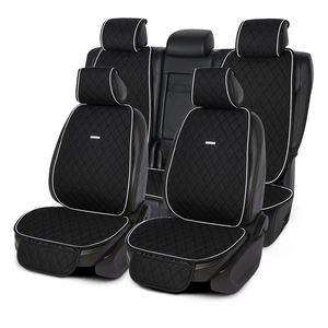 Funda de Asiento de Coche Transpirable de Lino Premium, Lavable, Antideslizante, de 9 Piezas, Universal para Mazda, Volkswagen, Kia, <span class=keywords><strong>Hyundai</strong></span>, Toyota - Product Image 1