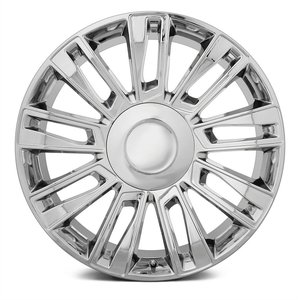 Jantes en alliage d'aluminium chromées de 22 pouces, nouveau design multi-rayons pour ESCALADE EXT ESV, roues de 20 pouces pour voitures particulières - Product Image 2