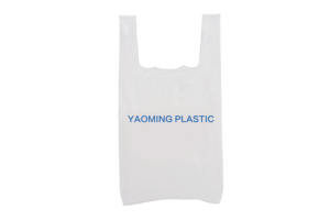 OEM ODM <b>Large</b> Capacity T-Shirt Plastic Shopping Bags <b>Extra</b> Thick PE Vest Shopping Bags For Hypermarket Wholesale Purchase - Product Image 5