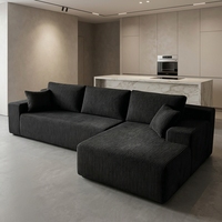 Canapé compressible luxueux et pratique, avec mousse haute résilience, économique et durable, adapté à la maison et aux hôtels.