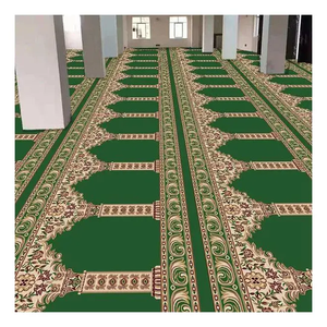 Alfombra de mezquita de bajo precio de fábrica al por mayor, Alfombra de oración para alfombra islámica musulmana, alfombra turca, alfombra lavable sin olor - Product Image 1