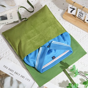 Busta di lusso <span class=keywords><strong>in</strong></span> velluto di alta qualità custodia protettiva con Logo personalizzato stampato sciarpa per vestiti borsa <span class=keywords><strong>in</strong></span> velluto sacchetto regalo - Product Image 3