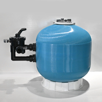 Filtre à sable de quartz en fibre de verre PIKES Aqua pour piscine avec débit de 12-56 m³/h pour piscines enterrées