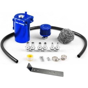 Réservoir d'évacuation d'huile en alliage d'aluminium avec support et filtre en laine d'acier pour système de récupération d'huile moteur - Product Image 2