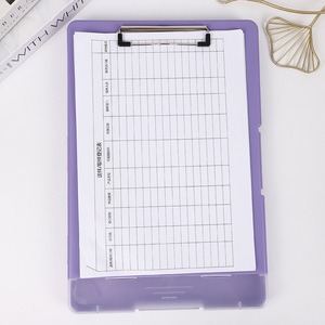 Carpeta de Presentación Plegable de PVC de Alta Calidad con Portaplumas, Portapapeles de Plástico Resistente para Documentos de Oficina y Escolares - Product Image 4
