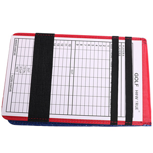 Alligator coloré Surface PU Cuir <span class=keywords><strong>Golf</strong></span> Scorecard Titulaire - Product Image 2