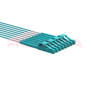 FTTH Network Data Center MPO Fanout Patchcord Conector LC Usado SM MM OM3 12C SC LC MPO/MTP <span class=keywords><strong>Cable</strong></span> de ruptura de fibra óptica para Wi-Fi - Product Image 2