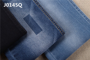 10,4 oz gran densidad de spandex de pantalones de mezclilla tela para mujer 4/1 azul añil oscuro barato tejido denim - Product Image 6