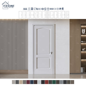 Phật Sơn màu sắc gỗ phòng cửa gỗ màu be sang trọng cổ điển <span class=keywords><strong>MDF</strong></span> nội thất cửa màu trắng trang trí nội thất cửa màu trắng - Product Image 2