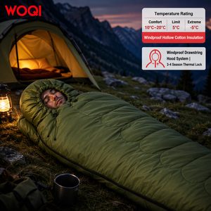 <span class=keywords><strong>Sacco</strong></span> a Pelo WOQI Portatile Leggero e Caldo <span class=keywords><strong>per</strong></span> <span class=keywords><strong>Adulti</strong></span>, Ideale <span class=keywords><strong>per</strong></span> Condizioni Fresche e Umide in Campeggio, Escursionismo e Sport all'Aperto, con Borsa <span class=keywords><strong>per</strong></span> il Trasporto - Product Image 3
