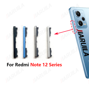 Tasto Volume Esterno per <span class=keywords><strong>Xiaomi</strong></span> Redmi <span class=keywords><strong>Note</strong></span> 12 <span class=keywords><strong>Pro</strong></span> 4G Plus 5G, Pulsante Laterale Esterno, Parti di Ricambio per Cellulari, Vendita all'Ingrosso - Product Image 2