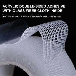 Nouvelle bande adhésive nano en maille double face amovible, renforcée par des fibres, à forte viscosité, en rouleau, sur mesure, pour la vente en gros - Product Image 3