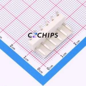ZX-VH3.96-6PWZ-GW Wire-to-Board Pin Header Bent Lead Through Hole,P=3.96mm Connector 1x6P 3.96mm Right Angle Insert VH - Product Image 1