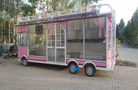 Camion de nourriture à quatre roues, camion de nourriture pour café, bus de nourriture, camion de tacos, camion de pizza, camion de crème glacée, cuisine mobile extérieure, restaurant à vendre