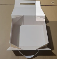 Perruques d'habillement en carton pliables avec aimant noir de luxe avec logo personnalisé en gros