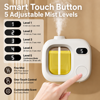 Petit diffuseur d'air humidificateur mural, machine d'aromathérapie alimentée par USB, diffuseur d'huiles essentielles pour la maison avec affichage numérique