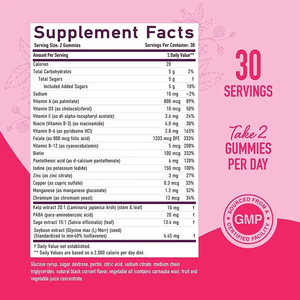Biocaro OEM Etiqueta Privada Hormona Balance Gummy Multivitamin Suplemento Vitaminas Menopause Gummies para Mujeres Menopause - Product Image 3