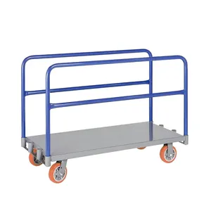 Industrial 600kg Load Capacity Handle Adjustable Panel Moving Trolley