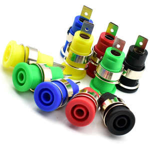 Adaptateur de borne de reliure de prise <span class=keywords><strong>banane</strong></span> femelle à montage sur panneau pour connecteurs <span class=keywords><strong>banane</strong></span> de 4mm - Product Image 4