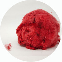 2D 51MM Red Low Melt Polyester Fiber