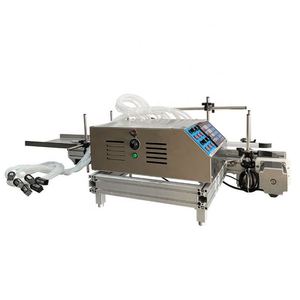 3-50ML Six Filling Head Bench Quantitative Peristaltic <b>Pump</b> Automatic Liquid Filling Bottle Machine - Product Image 4