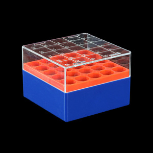 Caja de criopreservación para muestras Lip Pc, 25, 81, 100 orificios, tubos desechables para congelación, almacenamiento para uso en laboratorio - Product Image 1