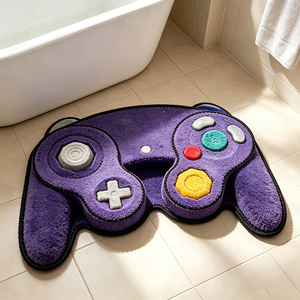 Alfombra Personalizada con Diseño de Control de Videojuegos, Alfombra de Felpa Gruesa con Forma Irregular, Alfombra de Área con Diseño de Dibujos Animados - Product Image 4