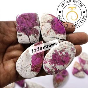 Vente en gros de pierres précieuses calcite cobalt rose naturel Cabochon carré en forme de cœur ovale de haute qualité divers styles de calcite cobalt - Product Image 1