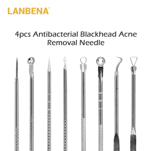 Extractor de Puntos Negros y Acné Profesional de Acero Inoxidable, Doble Cabeza, Herramienta de Eliminación de Comedones, Fabricación OEM - Product Image 6