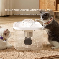 Distributeur d'eau intelligent automatique pour animaux de compagnie avec filtration profonde en plastique, grande capacité, circulation d'eau continue, gamelle amovible pour chat et chien