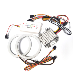 Anneaux lumineux ADT Car Angel Eyes à commande par application RGBW, anneaux halo effet de poursuite en coton 60mm 70mm 80mm 140mm 160mm - Product Image 2