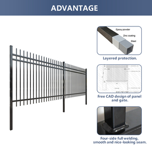 Haiao có thể tháo rời lưới hồ bơi an toàn hàng rào kim loại hình ống hồ bơi an ninh hàng rào thiết kế trong Philippines - Product Image 6