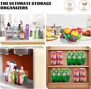 Contenedores de Plástico Transparentes para Almacenamiento, Cajones de Almacenamiento para Cocina y Despensa, Organizadores Transparentes para Refrigerador - Product Image 3