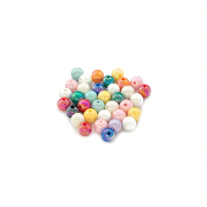 Perline Acriliche Iridescenti Ilan da 8mm, 19g, per Creazione di Gioielli e Artigianato - Product Image 2